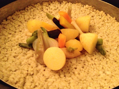 Meurice Salt-baked vegetables