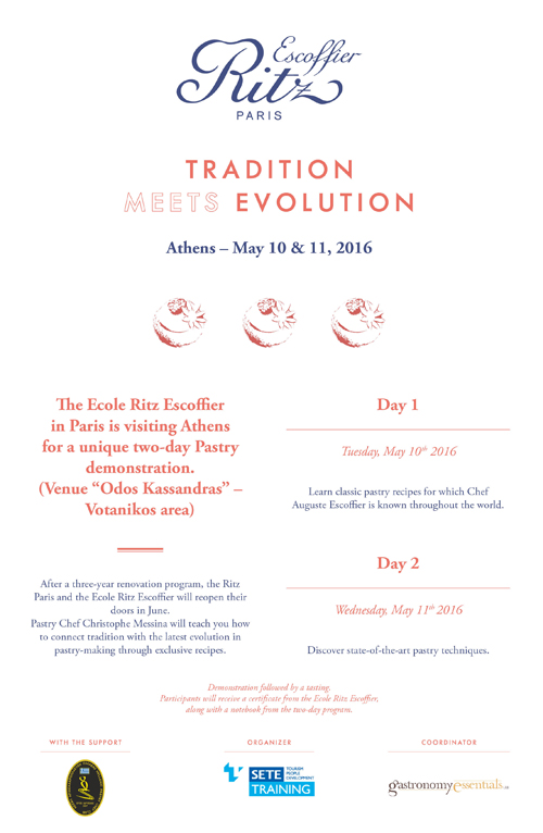 Tradition Meets Evolution - Ecole Ritz Escoffier