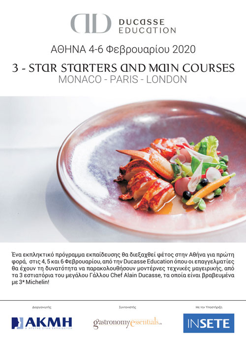 Alain Ducasse Education. 3-Star Starters & Main Courses